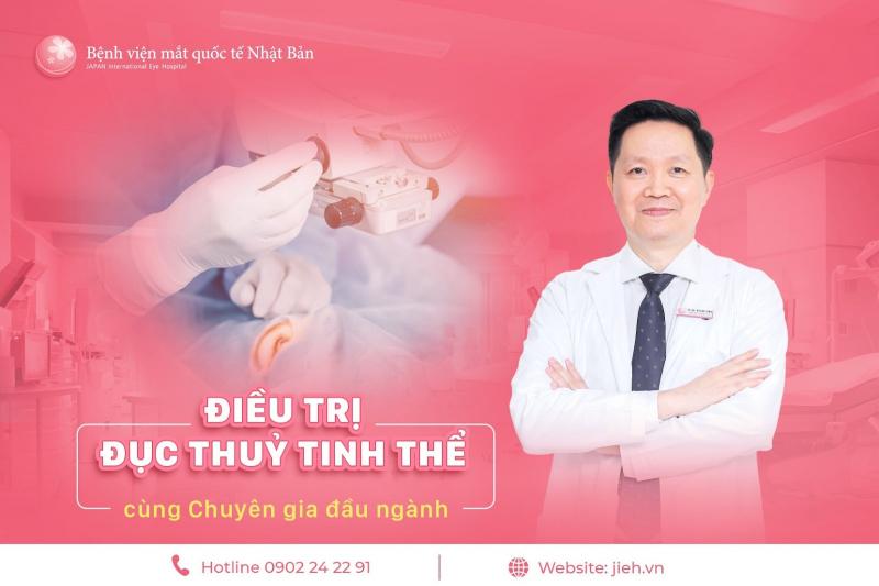 TS.BS Vũ Anh Tuấn là chuyên gia đầu ngành trong điều trị đục thuỷ tinh thể