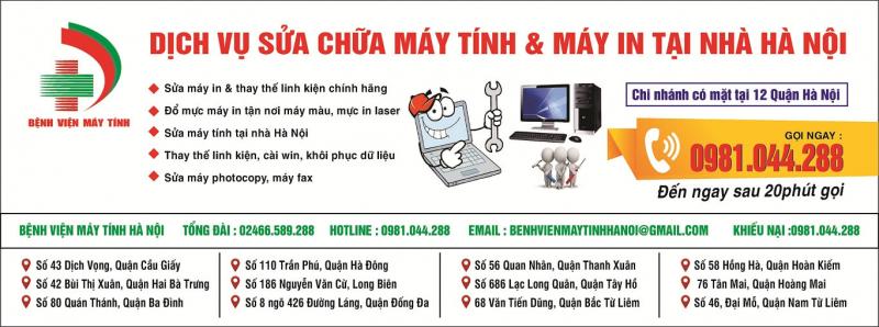 Bệnh viện máy tính Hà Nội