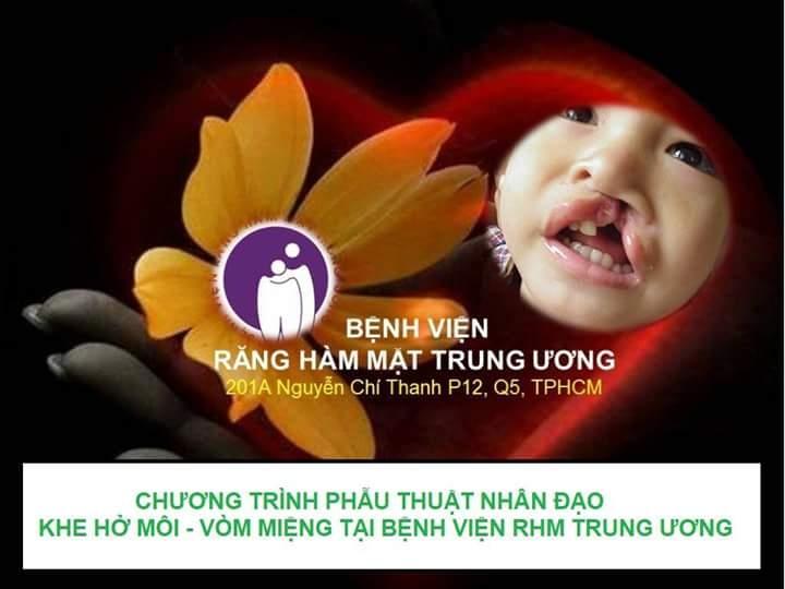 Tại đây cũng diễn ra rất cuộc phẫu thuật hở hàm ếch