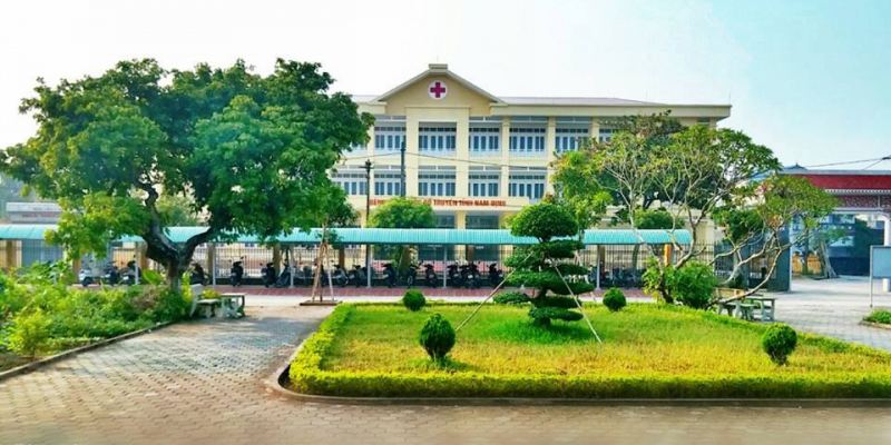 Khuôn viên Bệnh Viện Y Học Cổ Truyền Nam Định
