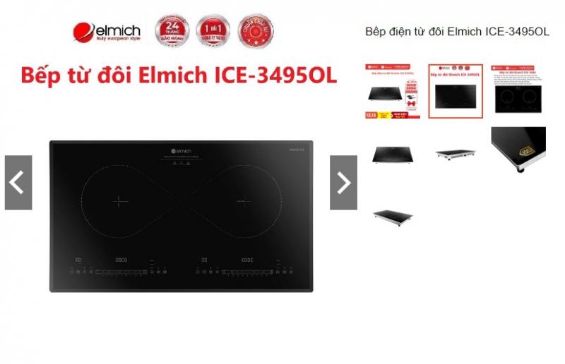 Bếp điện từ đôi Elmich ICE-3495OL