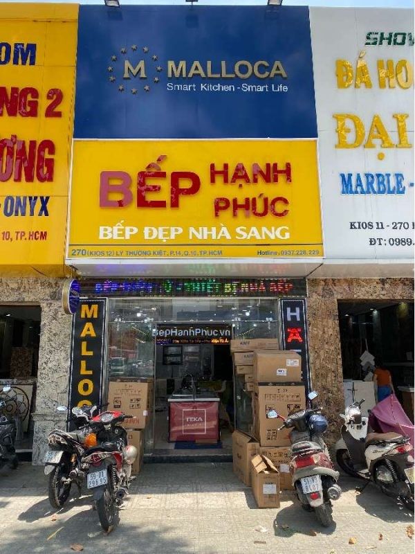 ﻿﻿Cửa hàng - showroom Bếp Hạnh Phúc