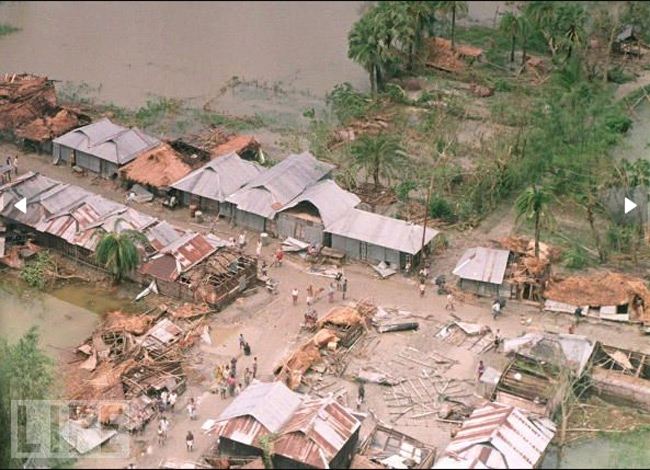 Bhola Cyclone trong năm 1970