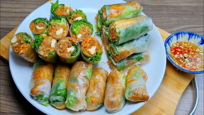 Bì cuốn chay