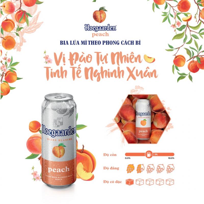 Bia Hoegaarden Peach