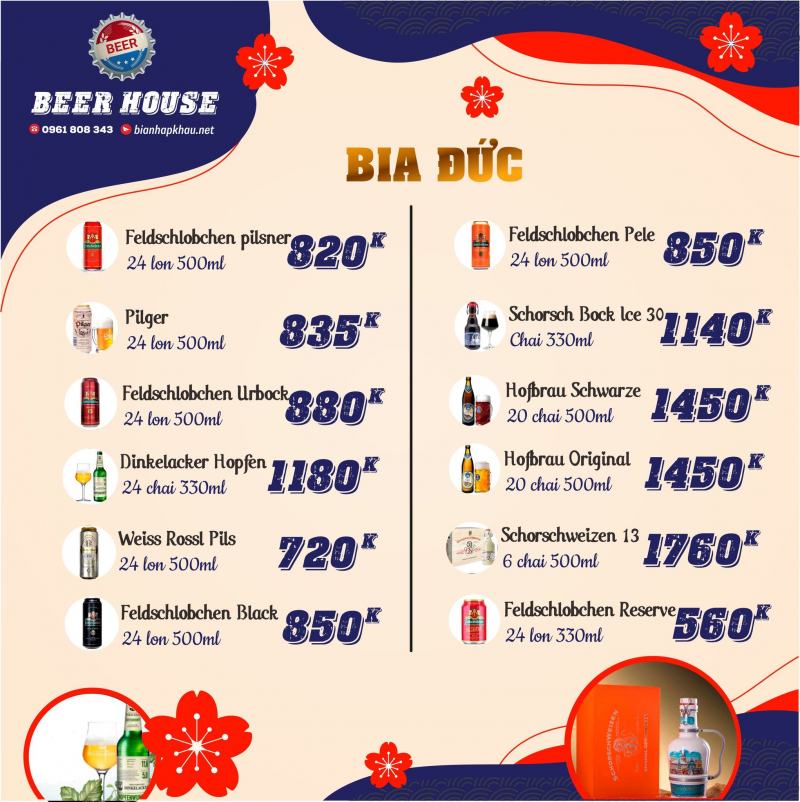 Bia Nhập Khẩu Chính Hãng - BEER HOUSE