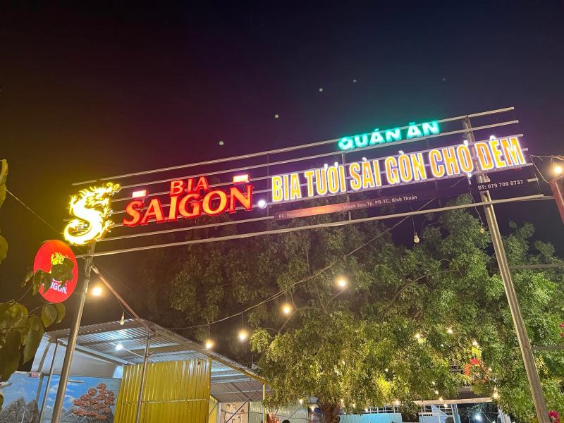 Bia Tươi Sài Gòn Chợ Đêm