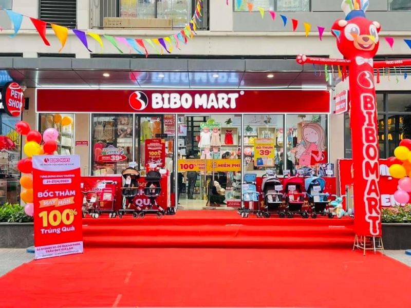 cửa hàng BiBo Mart có mặt trên toàn quốc