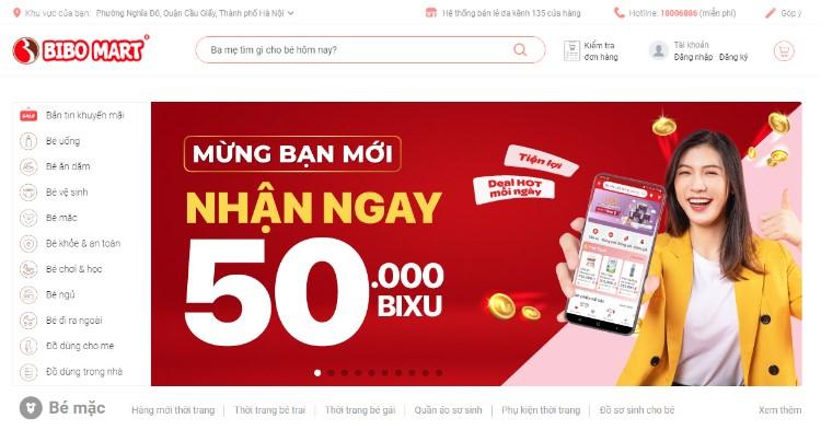 Nhận deal hời khi mua hàng trực tuyến tại Bibo mart