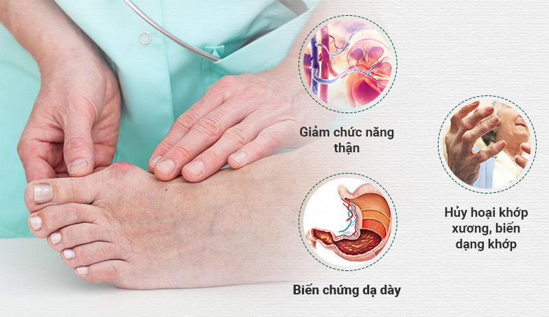 Biến chứng của bệnh gout