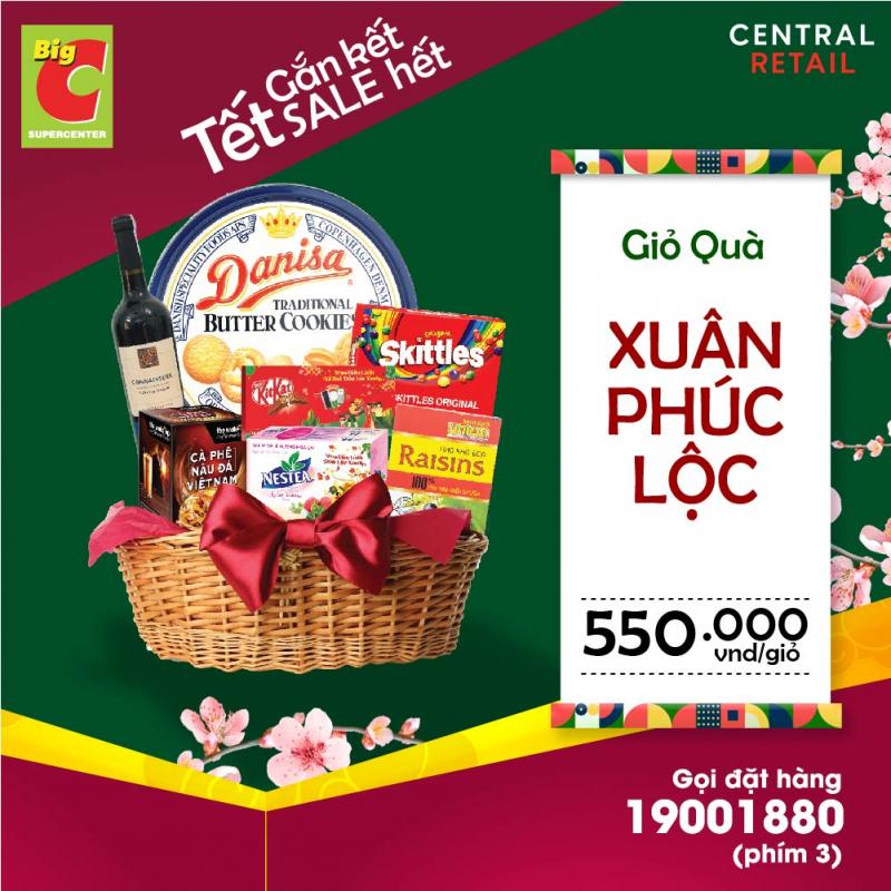 Giỏ quà Tết tai Big C