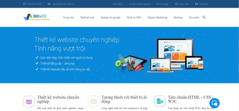 Công ty thiết kế website chuyên nghiệp , Chuẩn Seo