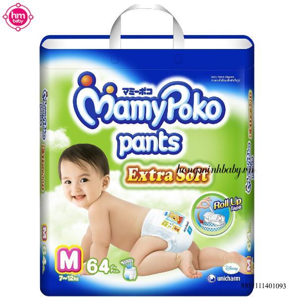 Nhãn hiệu Mamy poko thuộc tập đoàn Unicharm Nhật Bản cũng là lựa chọn đáng tin cậy để chống hăm cho trẻ nhỏ.