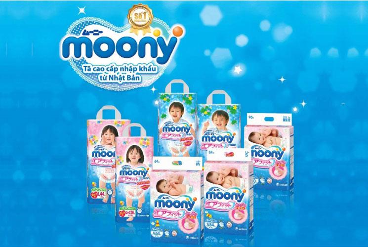 Moony còn đa dạng về chủng loại khi có 2 loại bỉm riêng biệt cho bé trai và bé gái dựa trên những đặc tính riêng của từng giới.