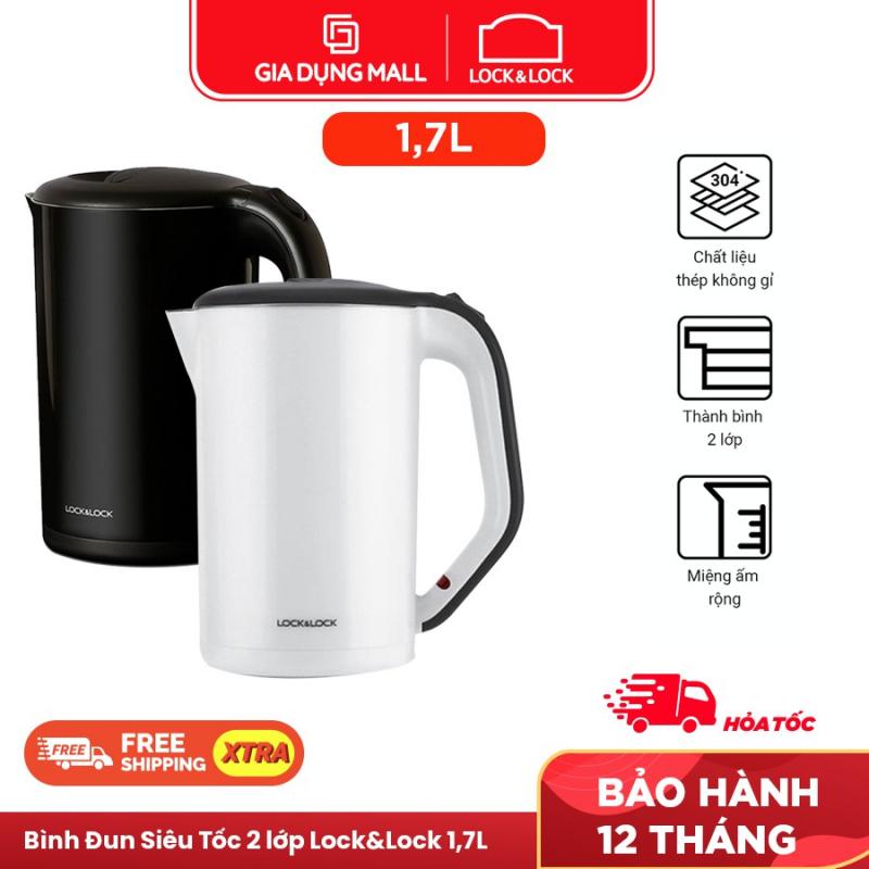 Bình đun siêu tốc 2 lớp Lock&Lock EJK738WHT (1.7L)