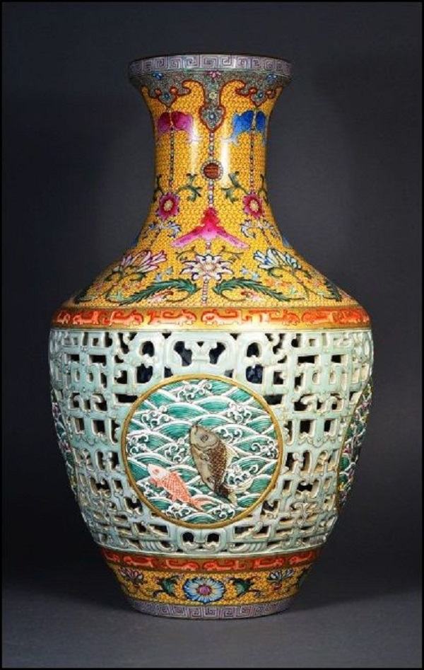 Bình gốm triều đại nhà Thanh (Pinner Qing Dynasty)