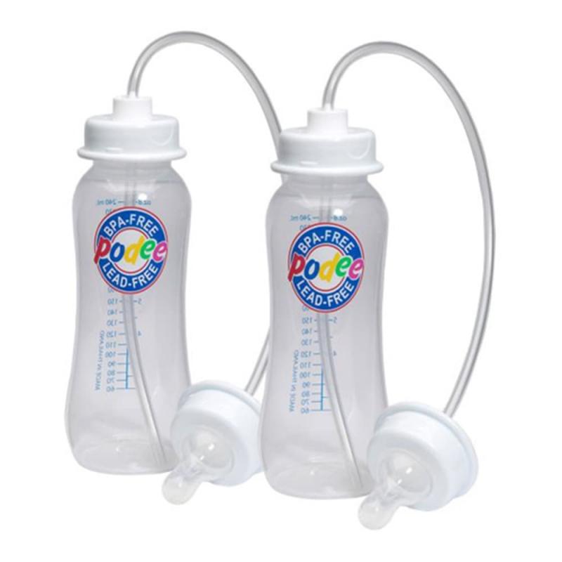 Bình sữa rảnh tay Podee Hands-Free Baby Bottle