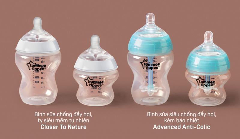 Bình sữa Tommee Tippee cho bé sơ sinh