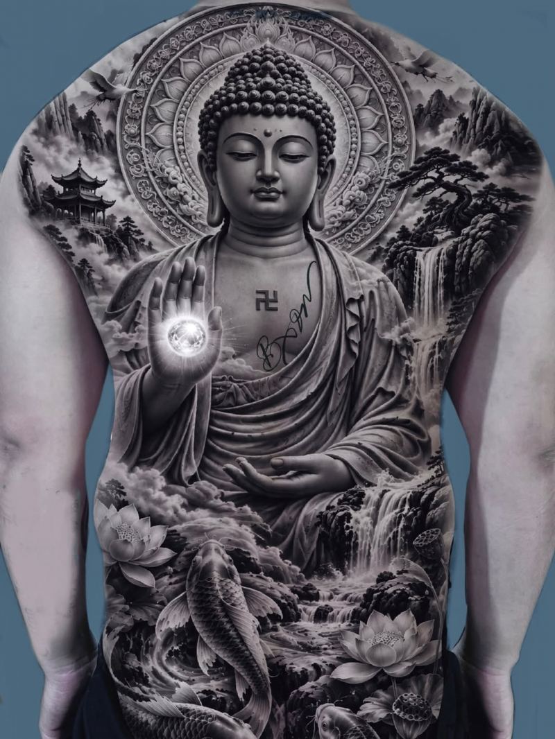 Khách hàng xăm hình tại Bình Tattoo