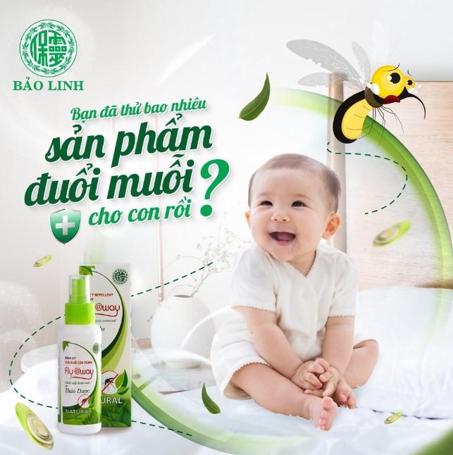 Bình xịt đuổi muỗi Flyaway Bảo Linh