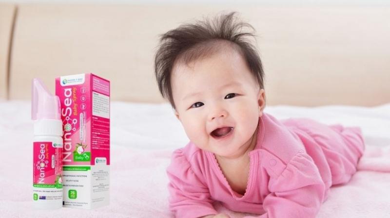 Bình xịt mũi muối biển Nano Sea Baby Spray Phương Y Nam