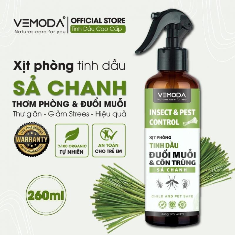 Bình xịt tinh dầu sả chanh Vemoda