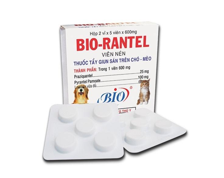 Thuốc tẩy giun sán cho chó  - Bio Rantel