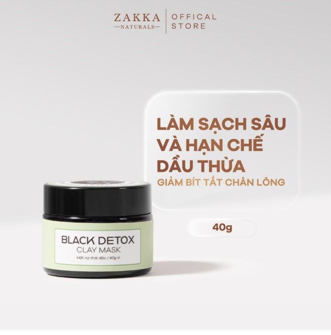 Black Detox Clay Mask Zakka Naturals