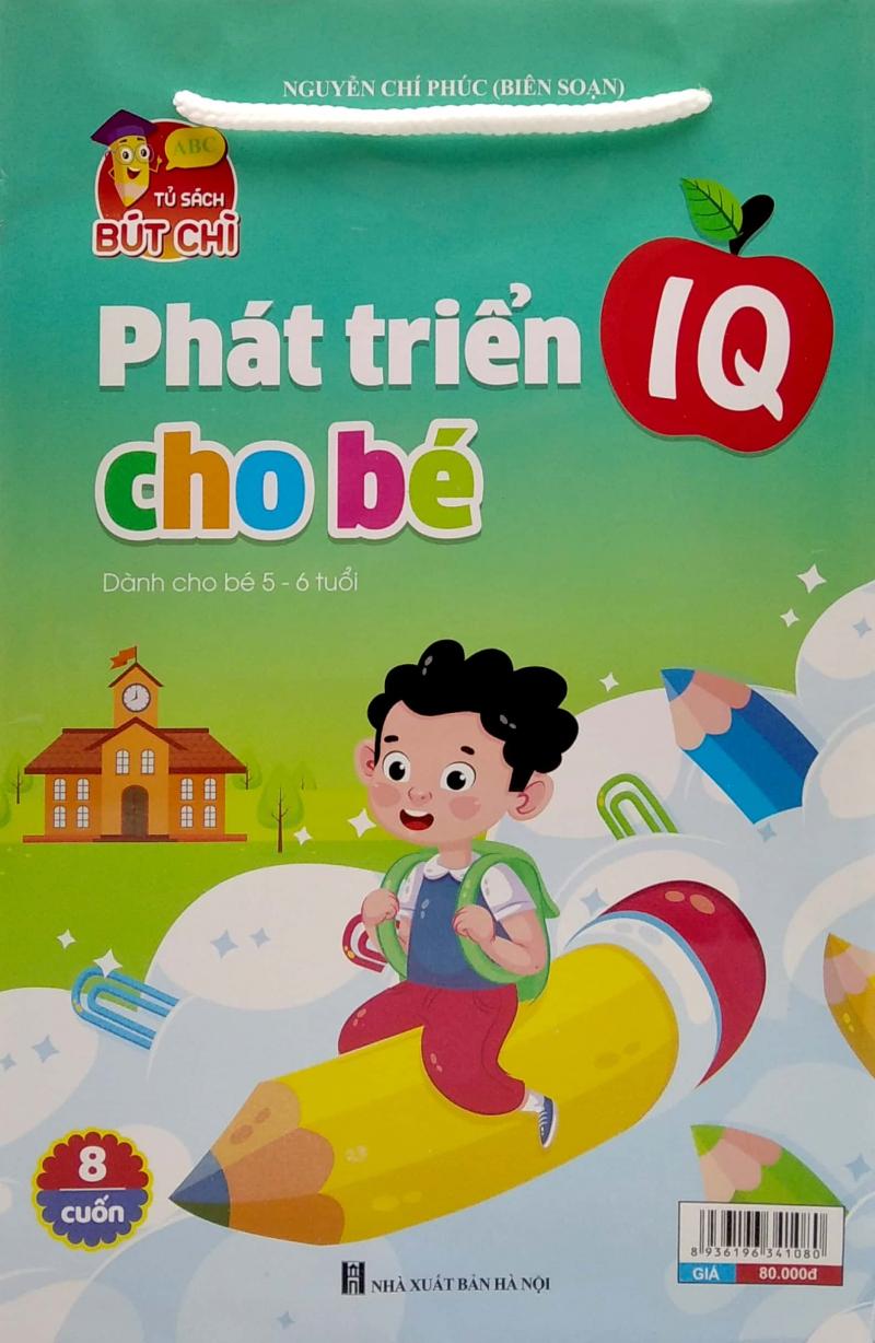 Bộ 8 quyển phát triển IQ cho bé từ 4, 5 tuổi