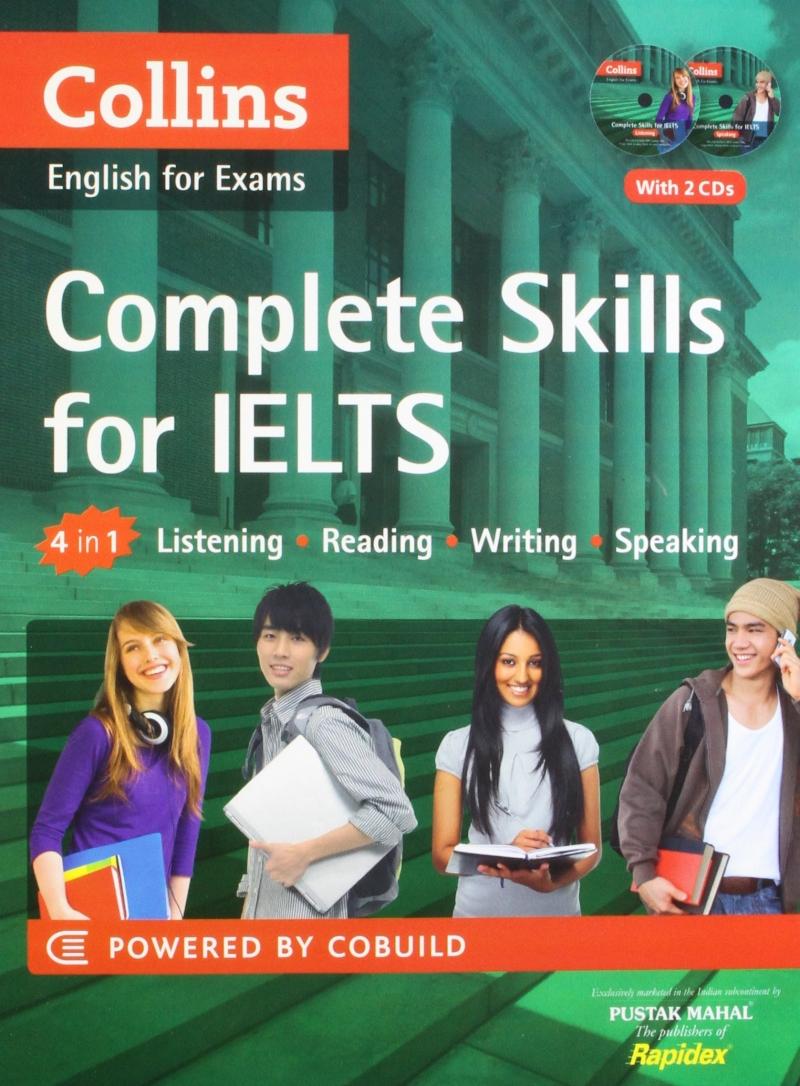 Bộ sách Collins English For IELTS - cung cấp đầy đủ toàn diện 4 kĩ năng