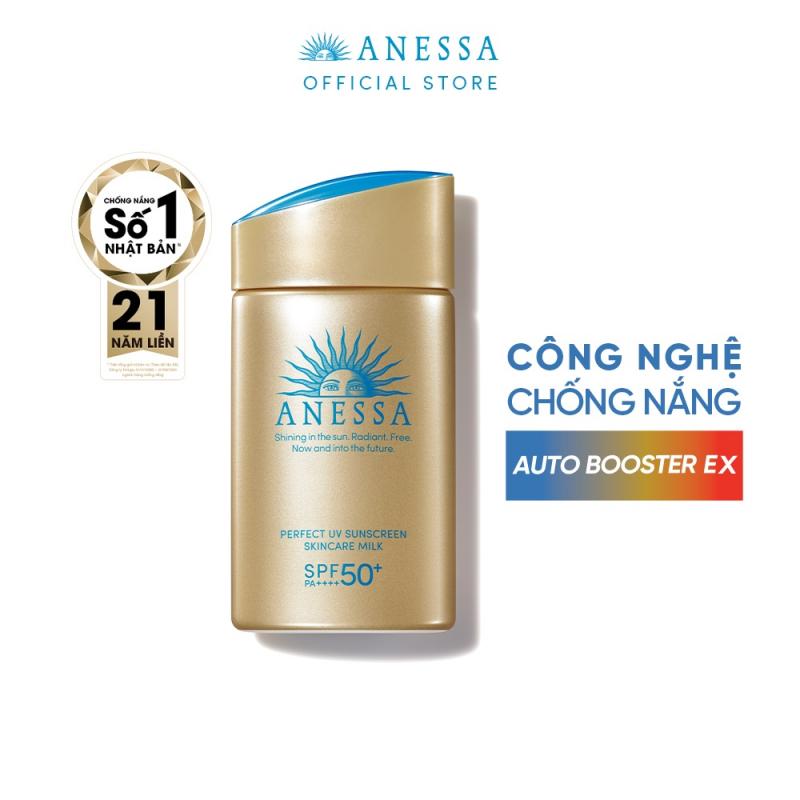 Bộ đôi chống nắng bảo vệ hoàn hảo Anessa Perfect UV Sunscreen Skincare Milk