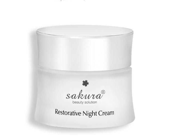 Kem dưỡng phục hồi chống lão hóa da ban đêm Sakura Restorative Night Cream