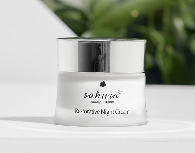 Kem dưỡng phục hồi chống lão hóa da ban đêm Sakura Restorative Night Cream