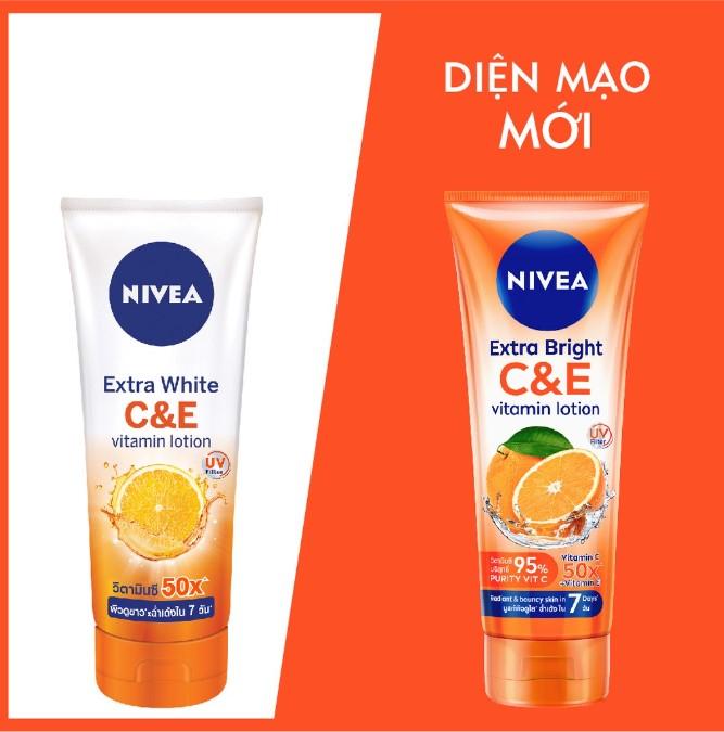 Sữa dưỡng thể dưỡng trắng Nivea Extra White C&E Vitamin Lotion