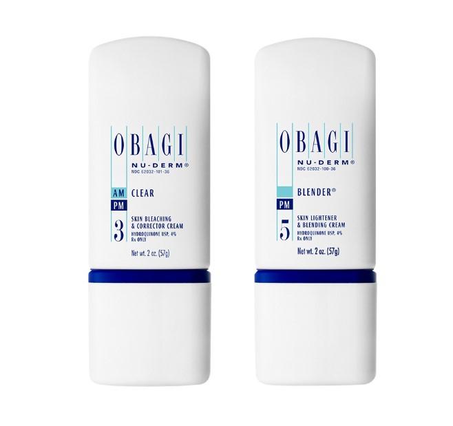 Bộ đôi trắng da mờ nám Obagi Nuderm Clear + Obagi Nuderm Blender