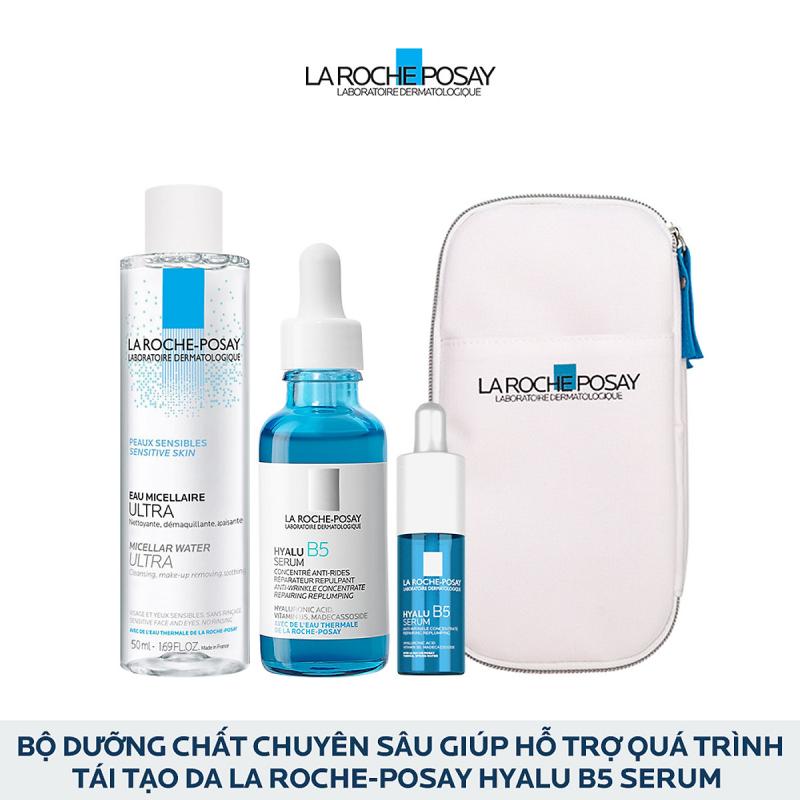 Bộ dưỡng chất chuyên sâu giúp hỗ trợ quá trình tái tạo da La Roche-Posay Hyalu B5 Serum