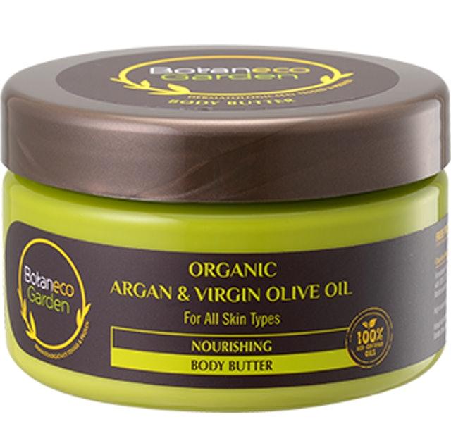 Bơ dưỡng thể Organic Argan & Virgin Olive Oil