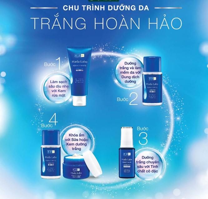 Bộ dưỡng trắng tối ưu Hada Labo Perfect White