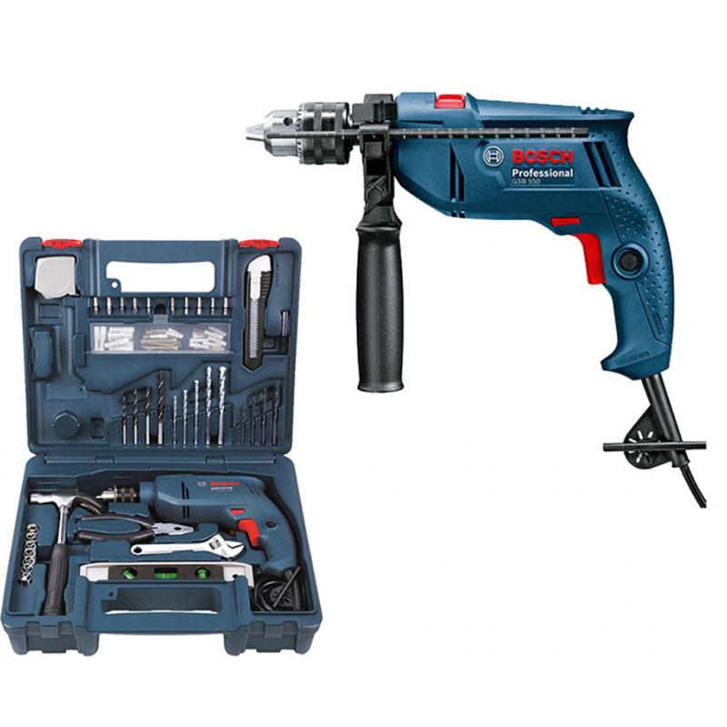 Bộ máy khoan động lực Bosch GSB 550 MP SET 19 chi tiết