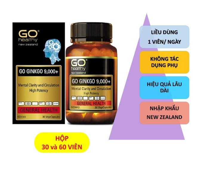 Bổ não Go Healthy Ginkgo 9000+