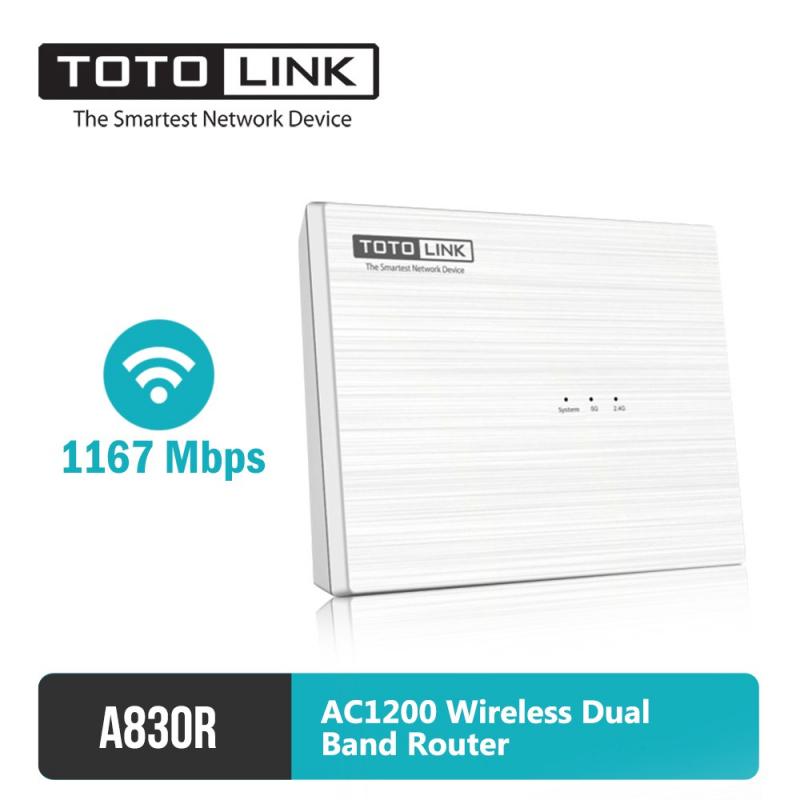 Bộ phát Wi-Fi Không Dây Băng Tần Kép AC1200 TOTOLINK A830R