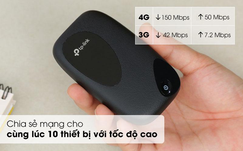 Bộ phát Wifi di động TP-Link M7000 / M7200 3G/4G LTE 150Mbps