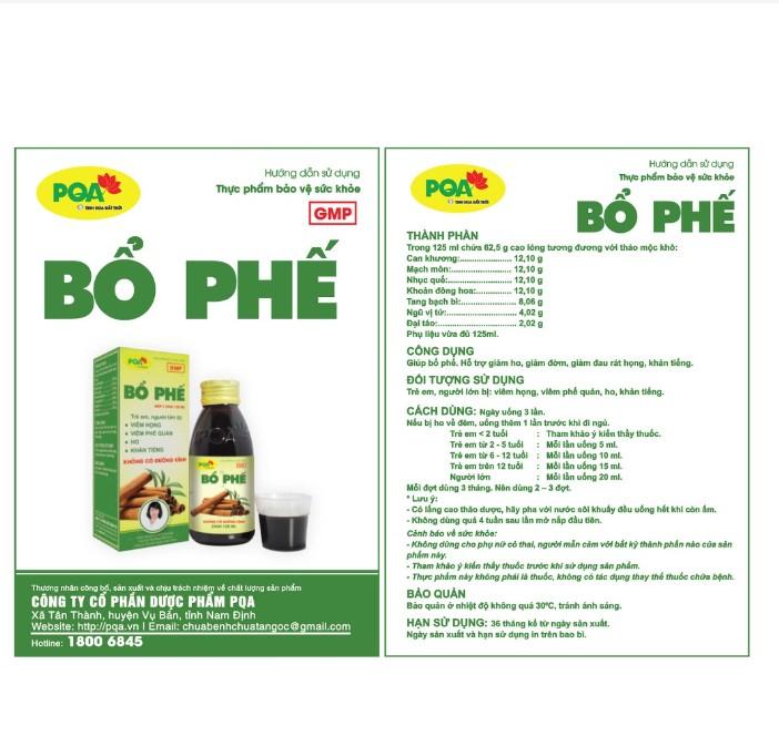 Bổ Phế PQA