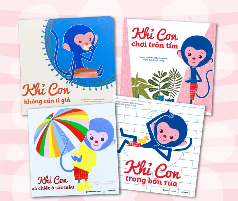 Bộ sách Khỉ Con Tinh Nghịch 0-3 tuổi