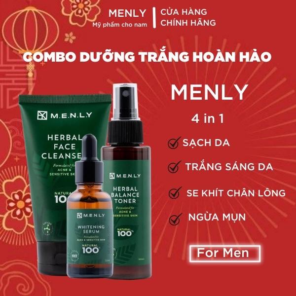 Bộ sản phẩm chăm sóc da mặt  M.E.N.L.Y