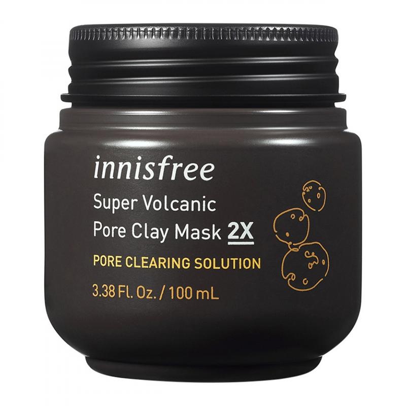 Bộ sản phẩm chăm sóc da và se khít lỗ chân lông innisfree Volcanic Pore Clay Mask Set