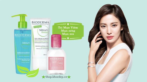 Bộ sản phẩm trị mụn Bioderma