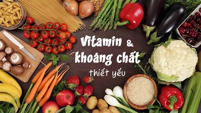 Bổ sung vitamin và khoáng chất cho cơ thể