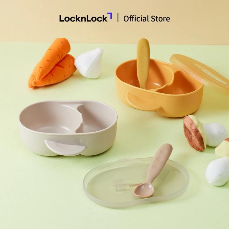 Bộ Tô muỗng LocknLock Little Luv Portable Bowl&Spoon cho bé ăn dặm