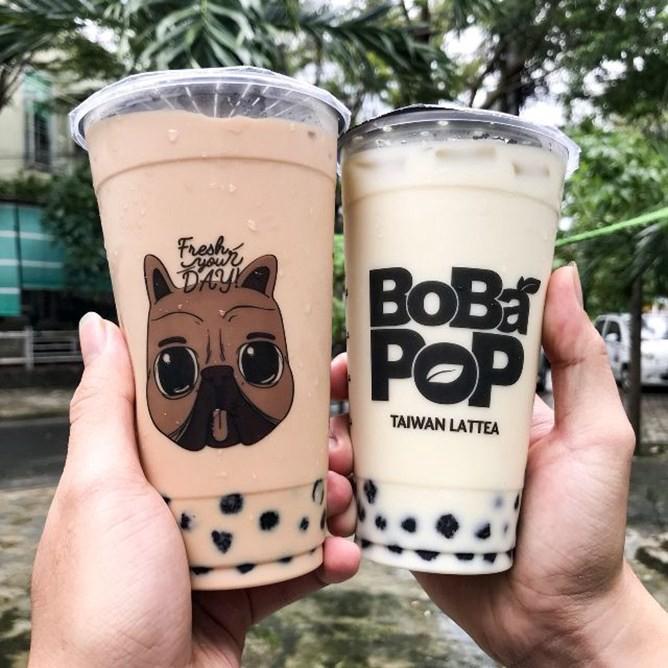 BoBaPoP dễ thương với thiết kế ly trà sữa có hình chú chó nổi tiếng